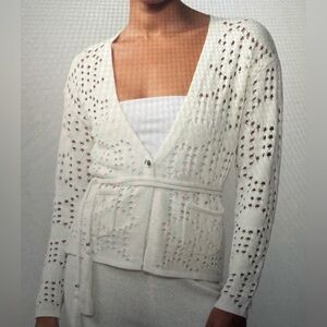 New York & Company Tie Front Cardigan